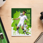Personalized Splatter Paint 1-3 Photos Greeting Card with Name and Number Party Competition Day Team Gift for Athletes Sports Lovers