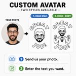 Personalized Teacher Face Portrait Multicolor Self-Inking Stamp with Text Teacher's Day Thank You Motivational Gift for Teachers