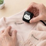 Personalised Fabric Clothing Self-Inking Name Stamp with Birth Flower Daily Use Birthday Gift for Family