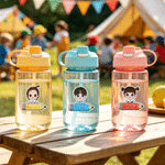 Personalized Cartoon Kid Character Pencil Waterproof Sticker Label with Name School Supplies Back to School Birthday Gift for Boys Girls