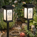 Personalised Line Drawing Pet Photo Solar Garden Light with Name and Year Garden Decor Loss of Pet Sympathy Gift for Pet Owner Pet Lover