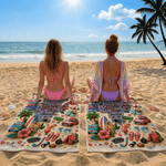 Personalised Oh Sip It's a Girl's Trip Quick Dry Beach Towel with Name Outdoor Beach Party Essential Birthday Gift for Her