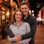 Personalized Heartbeat Roman Numerals T-shirt Quarter Zip Sweatshirt Hoodie with Date and Name Daily Wear Anniversary Birthday Gift for Couple Lover