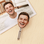 Personalised Cute Face Photo Acrylic Wall Hook Home Decor Daily Use Housewarming Birthday Gift for Family Friend