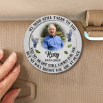 Personalized Cardinal Butterfly Hummingbird Photo Car Visor Clip with Name and Year Memorial Anniversary Gift for Family