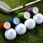 Personalised Funny Male Body Part Design Name Multicolour Golf Ball Stamp Club Competition Souvenir Birthday Gift for Golf Lover Golfer