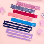 Personalised Waved Scalloped Acrylic Mahjong Line Reader with Name Mahjong Group Mahjong Game Night Birthday Gift for Mahjong Lovers