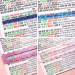 Personalised Waved Scalloped Acrylic Mahjong Line Reader with Name Mahjong Group Mahjong Game Night Birthday Gift for Mahjong Lovers