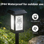 Personalised Line Drawing Pet Photo Solar Garden Light with Name and Year Garden Decor Loss of Pet Sympathy Gift for Pet Owner Pet Lover