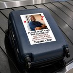 Personalisierte Don't Take The Luggage Foto Design wasserdicht Gepäckaufkleber mit Text täglichen Gebrauch Reise Geburtstag Geschenk für Reisende Familie Freund