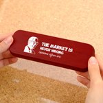 Personalized Silhouette of A Person Design Wooden Ballpoint Pen and Case Set with Name and Financial Text Office Supplies Birthday Gift for Men