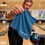 Testo personalizzato Foto Rimozione olio Shammy Bowling Ball Cleaner Panno Bowling Alley Accessorio Regalo di compleanno per il giocatore di Bowling Lover