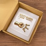 Personalized Best Dad Ever Fist Bump Clear Acrylic Plaque with Name Home Desk Decor Father's Day Gift for Dad Grandpa