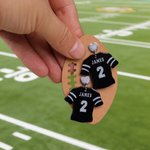 Personalised Glittery American Football Jersey Design Earrings Fashion Jewellery Game Day Team Birthday Gift for American Football Lover Woman