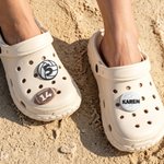 Personalized 3D Printing Baseball Soccer Sports Elements Clog Charm with Name Shoe Decor Birthday Gift for Sports Lovers
