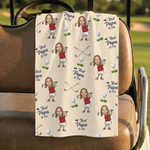 Personalised Multicolour Best Dad By Par 1-3 Face Photos Golf Quick-Dry Sports Towel with Nickname Daily Use Birthday Gift for Golf Lover Dad Grandad