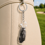 Personalized Golf Bag Acrylic Keychain Bag Tag with Name Golf Tournament Birthday Gift for Golf Lovers Players