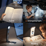 Personalized Cartoon Character Rechargeable LED Light Clip with Name Birthday Gift for Kids Book Lovers