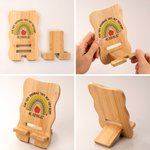 Personalised Teacher Themed Rainbow Phone Stand  with Title and Surname Daily Use Birthday Back to School Teachers' Day Gift for Teacher