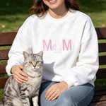 Personalized Embroidered Pet Dad Mom Photo Soft T-shirt Sweatshirt Hoodie with Year Daily Wear Birthday Anniversary Gift for  Pet Lovers
