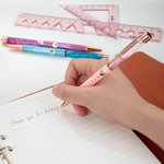 Personalized Pet Face Profile Picture Glitter Dynamic Liquid Sand Ballpoint Pen with Name Office Supplies Birthday Gift for Students Pet Lovers