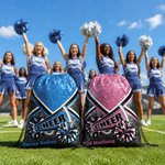 Personalised Glitter Cheer Pom Pom Pattern Drawstring Bag with Team Name Outdoor Sports Birthday Gift for Cheerleading Athletes