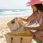 Personalized Pet Photo Paw Print Quick Dry Oversized Beach Towel with Name Travel Use Birthday Beach Party Gift for Pet Owner Pet Lover