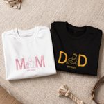Personalized Embroidered Pet Dad Mom Photo Soft T-shirt Sweatshirt Hoodie with Year Daily Wear Birthday Anniversary Gift for  Pet Lovers