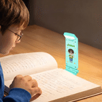 Personalized Cartoon Character Rechargeable LED Light Clip with Name Birthday Gift for Kids Book Lovers