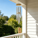 Personalized Line Drawing Photo Wooden Wind Chime with Name and Text Memorial Sympathy Pet Loss Gift for Pet Owner Pet Lover