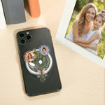 Personalised 1-7 Family Photos Flower Bouquet Acrylic Magnetic Phone Grip Mobile Phone Accessories Birthday Daily Use Gift for Mum Friend