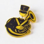 Personalized Marching Band Musical Instruments Acrylic Earrings with Letter Daily Wear Birthday Gift for Marching Band Member Mother