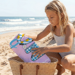 Personalized Sweet Lemon Bow Design Quick Dry Microfiber Beach Towel with Name Beach Party Vacation Birthday Gift for Girls Women