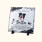 Piedra conmemorativa personalizada de granito con foto y nombre regalo de simpatía por perdida de mascota para amantes de perros y gatos
