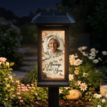 Personalized I’m Always with You Photo Cardinal Solar Garden Light Garden Decor Memorial Sympathy Gift for Family Friends