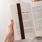 Personalized Birth Flower Name Multicolour PU Leather Bookmark Band with Pen Pocket Reading Accessory Book Club Birthday Gift for Bookworms