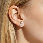 Personalized Stethoscope Stud Earrings with Birthstone Dainty Jewelry Nurses Week Appreciation Gift for Nurse Doctor Medical Staff