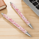 Personalized Ocean Animals Floral Ballpoint Pen with Surname Stationery Office Supplies Back to School Gift for Teacher