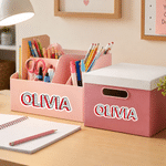 Personalized Multicolour Dalmatian Dots Self-Adhesive Name Stickers Back to School Appreciation Gift for Kids Teachers
