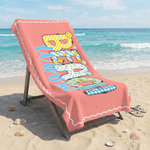 Personalized Sweet Lemon Bow Design Quick Dry Microfiber Beach Towel with Name Beach Party Vacation Birthday Gift for Girls Women