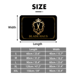 Personalized Hairdressing Element Badge Design Doormat with Text Hair Salon Workshop Opening Gift for Barber