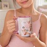 Personalised Ballet Shoes Ballet Tutu Ceramic Mug with Name Dance Competition Recital Birthday Gift for Girls Ballet Lovers Dancers
