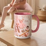 Personalised Ballet Shoes Ballet Tutu Ceramic Mug with Name Dance Competition Recital Birthday Gift for Girls Ballet Lovers Dancers