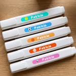 Personalised Waterproof Soccer Basketball Sticker Label with Name Daily Use Back to School Birthday Gift for Kids Boys Girls