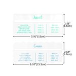 Personalized Multicolor Name Acrylic Mahjong Line Reader with Rules Mahjong Game Night Mahjong Group Birthday Gift for Mahjong Lovers