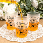 Personalized These Kids are Getting Married Plastic Cups with Photo Name and Text Set of 10 Wedding Favors for Bride Couple Guest