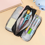 Personalised Apple Star Gradient Colour Name Three-Layer Pencil Case with Text School Supply Back to School Birthday Gift for Kids