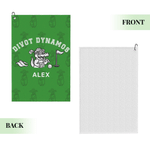 Personalised Crocodile Golf Ball Team Name Lightweight Sports Towel with Name Golf Club Sport Birthday Gift for Golf Lover