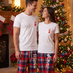 Personalised Romantic King and Queen Matching Pyjamas with Name Lounge Wear Anniversary Gift for Couple Newlyweds