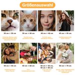 Personalisiertes Diamond Painting mit Foto | Foto-Diamantmalerei-Set | Harz-Diamantbild | Wohnraum-Deko | Geschenk für Familie Paare und Tierliebhaber